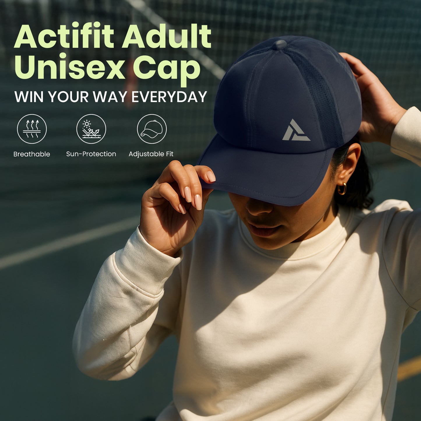 Actifit- Adult Unisex Cap (Blue)
