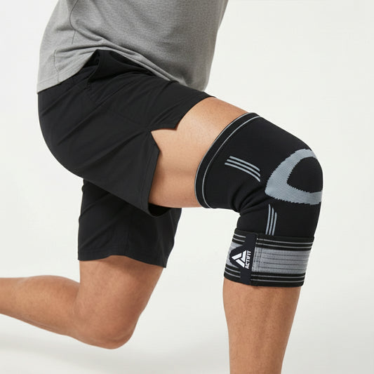 Actifit Knee Support with Adjustable Band – Compression Brace for Pain Relief, Sports & Gym