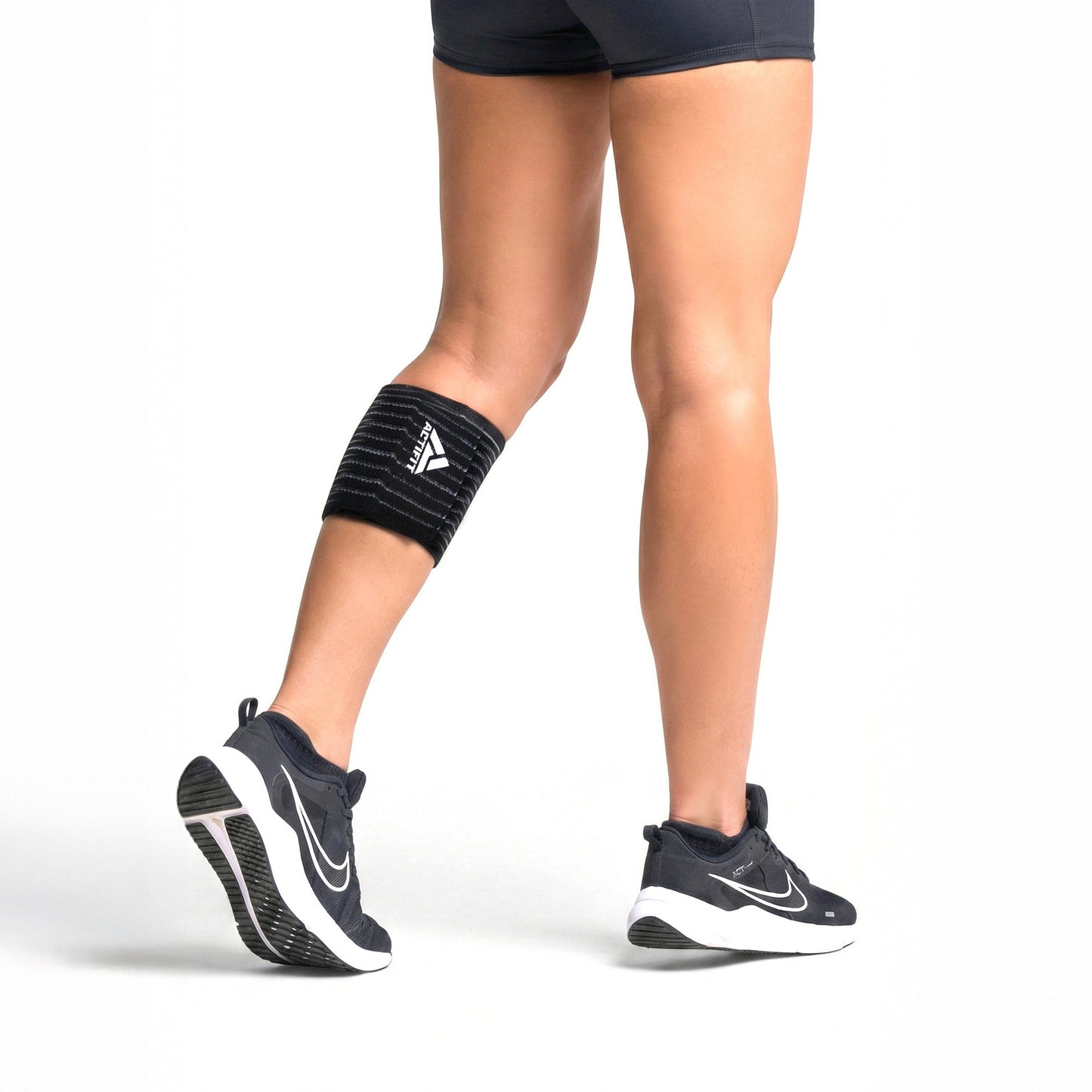 Actifit Calf Support with Adjustable Band – Compression Brace for Pain Relief, Sports & Gym – Free Size