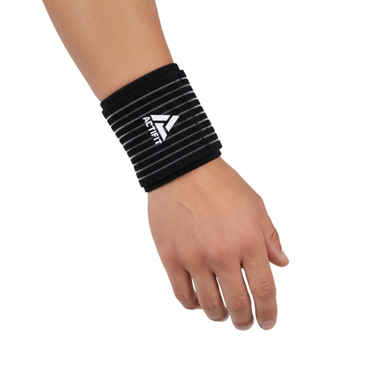 Actifit Wrist Support with Adjustable Band – Compression Brace for Pain Relief, Sports & Gym – Free Size